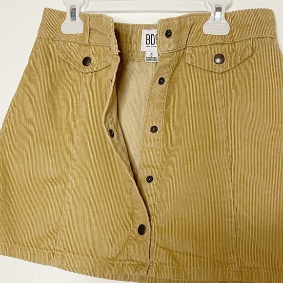 BDG Urban Outfitters Corduroy Button Front Mini Skirt - Picture 6 of 9